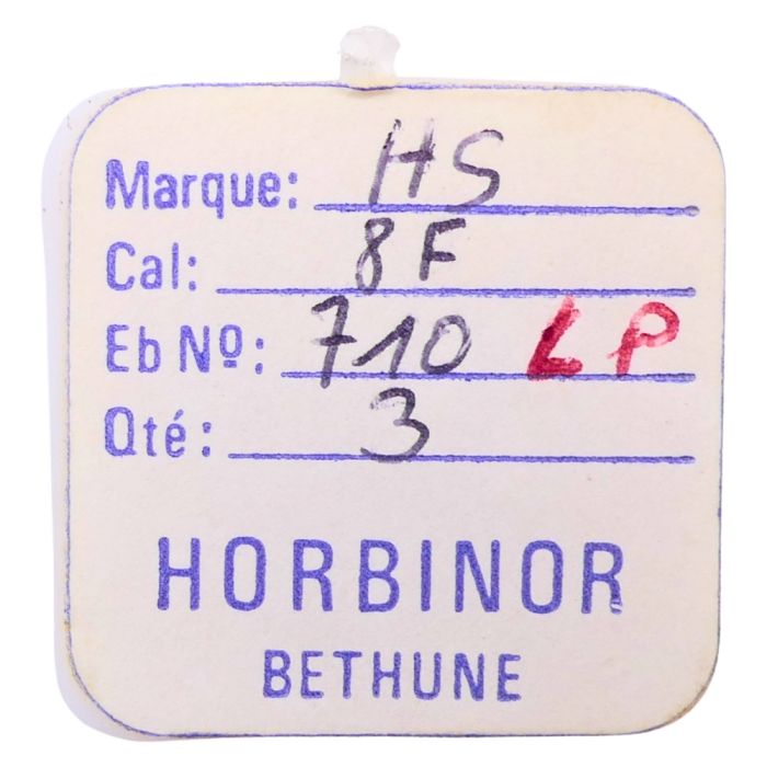 HS 8F - 710 Ancre montée (à l'unité) - Jewelled pallet fork and staff (per unit)