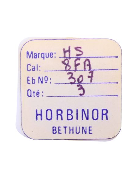 HS 8FA - 307 Raquette avec porte-piton mobile pour spiral plat (à l'unité) - Regulator with adjustable stud holder for flat hair
