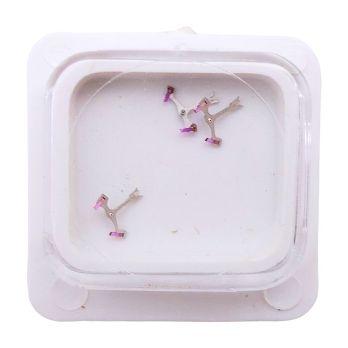 HS P62 - 710 Ancre montée (à l'unité) - Jewelled pallet fork and staff (per unit)