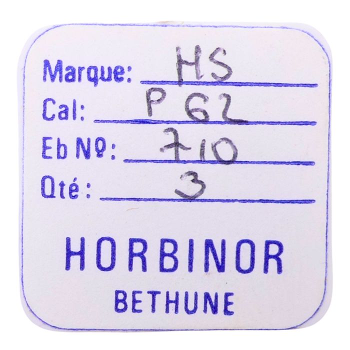 HS P62 - 710 Ancre montée (à l'unité) - Jewelled pallet fork and staff (per unit)