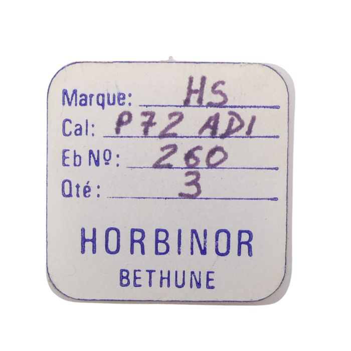 HS P72ADI - 260 Roue de minuterie (à l'unité) - Minute wheel (per unit)