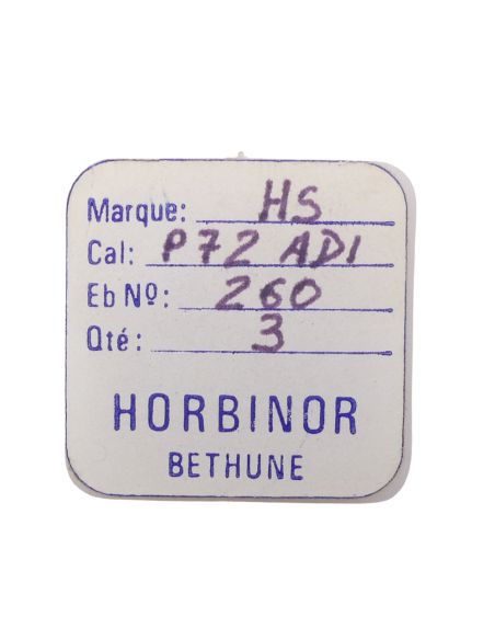 HS P72ADI - 260 Roue de minuterie (à l'unité) - Minute wheel (per unit)