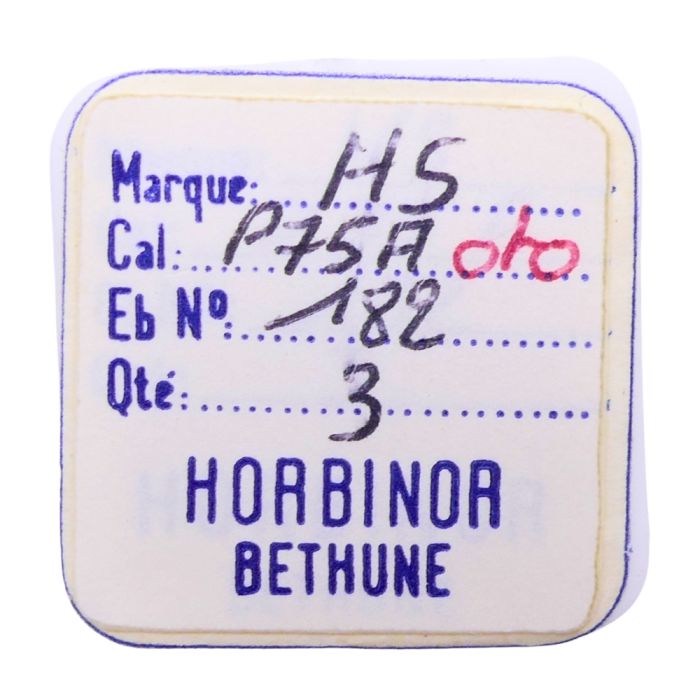 HS P75A - 182 barillet avec couvercle (sans arbre) (à l'unité) - Barrel and cover (without arbor) (per unit)