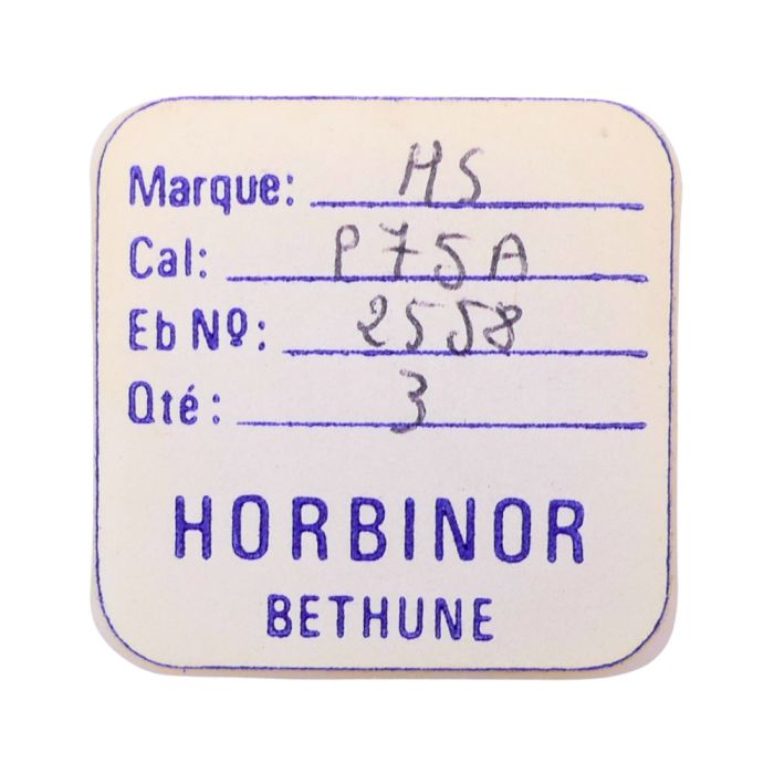 HS P75A - 2558 Roue des heures double denture (à l'unité) - Double toothing hour wheel (per unit)