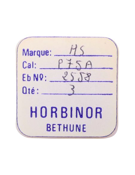 HS P75A - 2558 Roue des heures double denture (à l'unité) - Double toothing hour wheel (per unit)