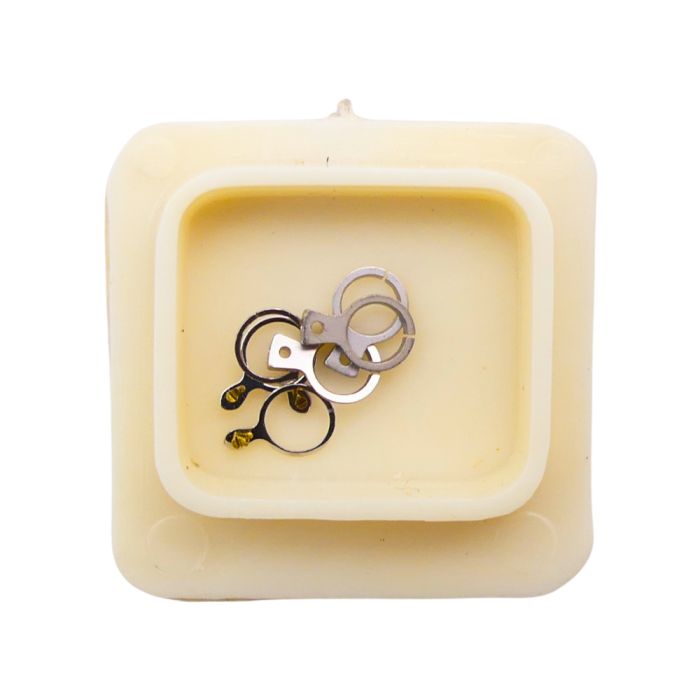 JEJ 23D - 307 Raquette avec porte-piton mobile pour spiral plat (à l'unité) - Regulator with adjustable stud holder for flat hai