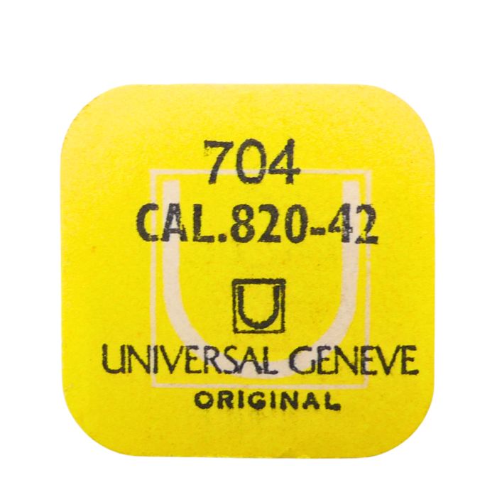 Universal 820-42 - 704 Roue d'ancre pivotée pour contre-pivot dessus (à l'unité) - Escape wheel and pinion pivoted for upper end