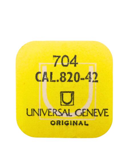 Universal 820-42 - 704 Roue d'ancre pivotée pour contre-pivot dessus (à l'unité) - Escape wheel and pinion pivoted for upper end