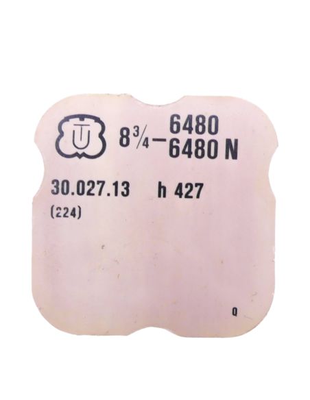 Unitas 6480/6480N - 224 Roue de seconde long pivot - Fourth wheel and pinion with second hand bit