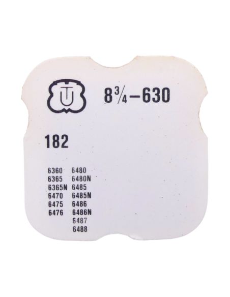 Unitas 630 - 182 barillet avec couvercle (sans arbre) (à l'unité) - Barrel and cover (without arbor) (per unit)