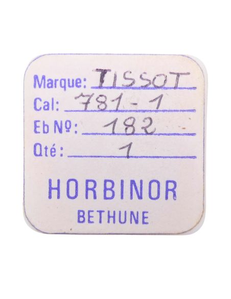 Tissot 781-1 - 182 barillet avec couvercle (sans arbre) (à l'unité) - Barrel and cover (without arbor) (per unit)