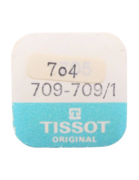 Tissot 709-709/1 - 704 Roue d'ancre pivotée pour contre-pivot dessus (à l'unité) - Escape wheel and pinion pivoted for upper end