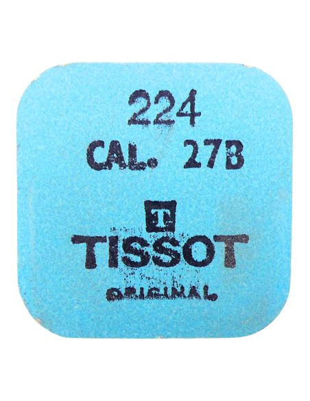 Tissot 27B - 224 Roue de seconde long pivot - Fourth wheel and pinion with second hand bit