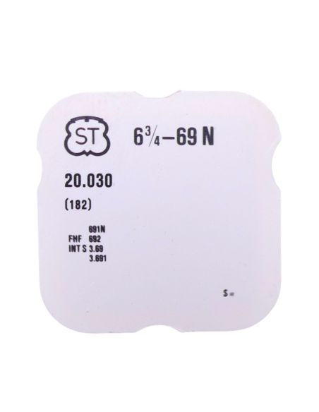 ST 69N - 182 barillet avec couvercle (sans arbre) (à l'unité) - Barrel and cover (without arbor) (per unit)