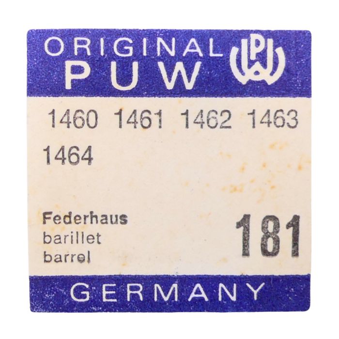 PUW 1460 - 181 barillet pour bonde percée (à l'unité) - Barrel for drilled core (per unit)