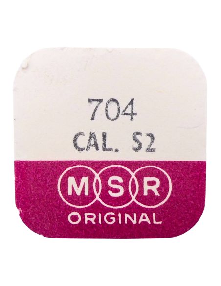 MSR S2 - 704 Roue d'ancre pivotée pour contre-pivot dessus (à l'unité) - Escape wheel and pinion pivoted for upper end-piece (pe