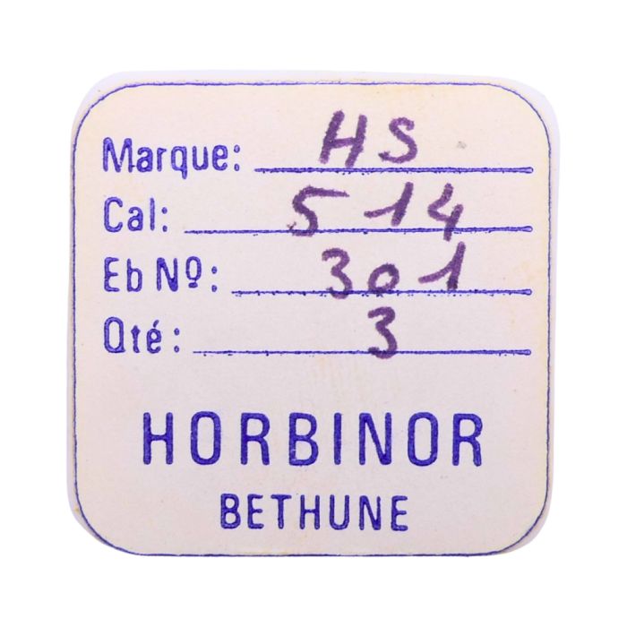 MHS 514 - 301 Raquette pour spiral plat (à l'unité) - Regulator for flat hairspring (per unit)