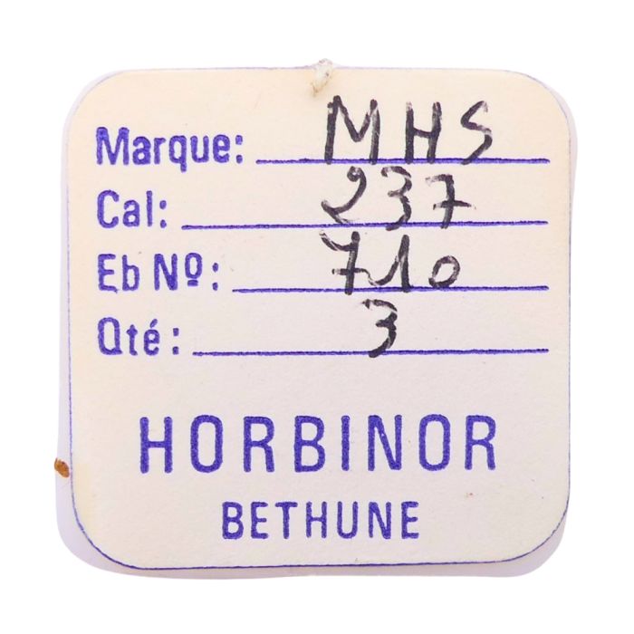 MHS 237 - 710 Ancre montée (à l'unité) - Jewelled pallet fork and staff (per unit)