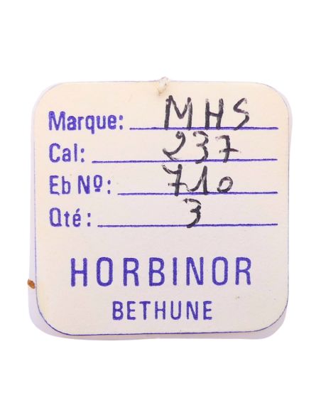 MHS 237 - 710 Ancre montée (à l'unité) - Jewelled pallet fork and staff (per unit)