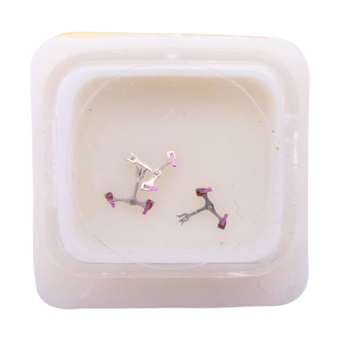 MHS 237 - 710 Ancre montée (à l'unité) - Jewelled pallet fork and staff (per unit)