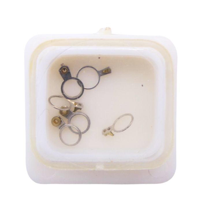 MHS 237 - 307 Raquette avec porte-piton mobile pour spiral plat (à l'unité) - Regulator with adjustable stud holder for flat hai