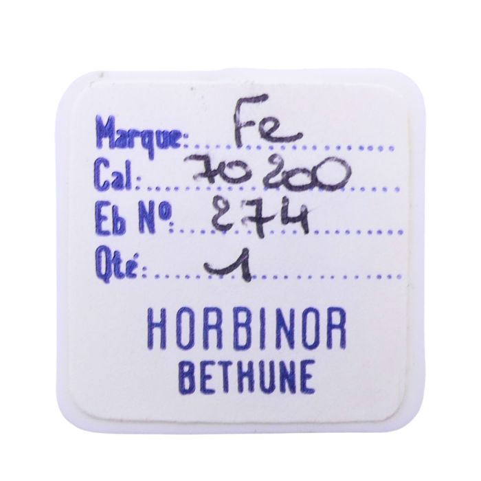 FE 70200 - 274 Roue de transmission du pignon de seconde au centre (à l'unité) - Transmission wheel for sweep second pinion (per