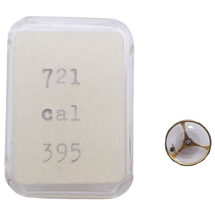 Movado 395 - 721 Balancier avec spiral plat - Balance with flat hairspring, regulated