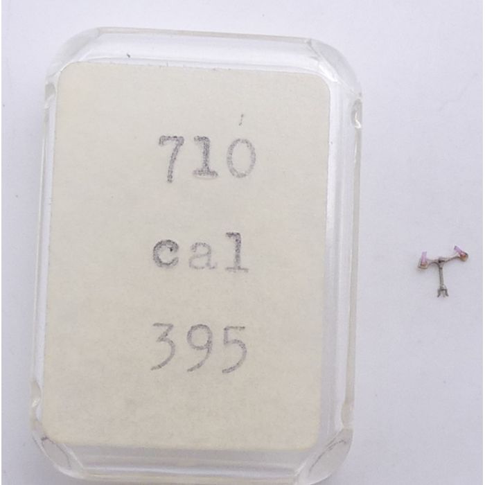 Movado 395 - 710 Ancre montée - Jewelled pallet fork and staff