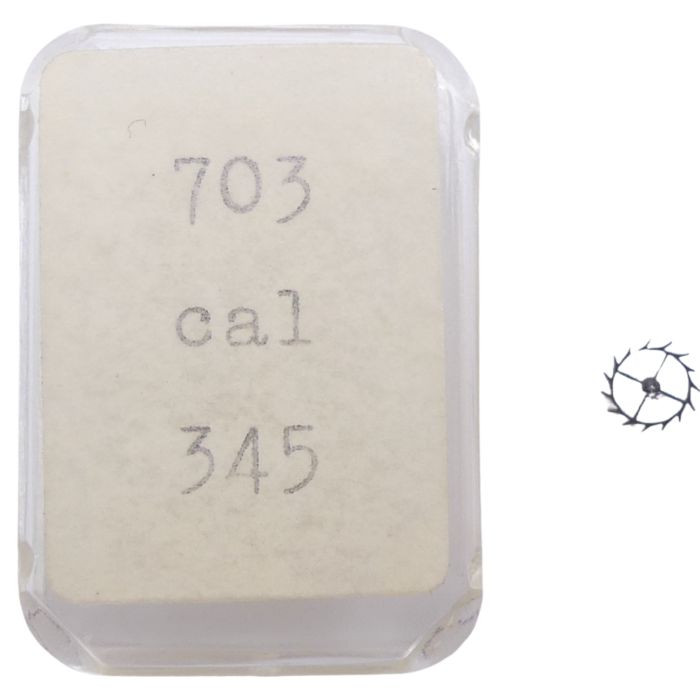 Movado 345 - 703 Roue d'ancre - Escape wheel and pinion