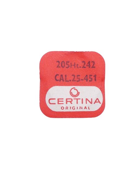 Certina 25-451 - 205 Roue de centre percée - Center wheel and pinion