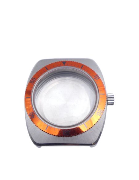 Boîtier montre plongée - Skin Diver case - Lunette orange