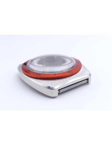 Boîtier montre plongée - Skin Diver case - Lunette orange