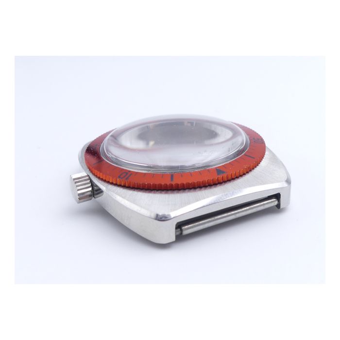 Boîtier montre plongée - Skin Diver case - Lunette orange