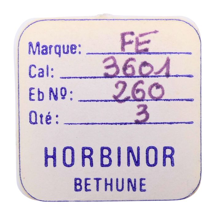FE 3601 - 260 Roue de minuterie (à l'unité) - Minute wheel (per unit)