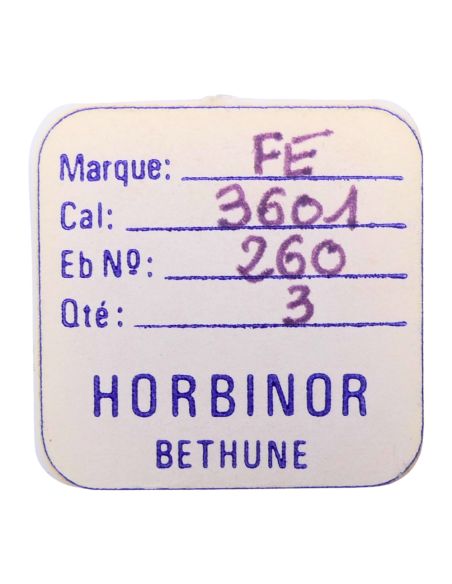 FE 3601 - 260 Roue de minuterie (à l'unité) - Minute wheel (per unit)