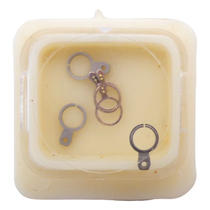 JEJ PS31 - 307 Raquette avec porte-piton mobile pour spiral plat (à l'unité) - Regulator with adjustable stud holder for flat ha