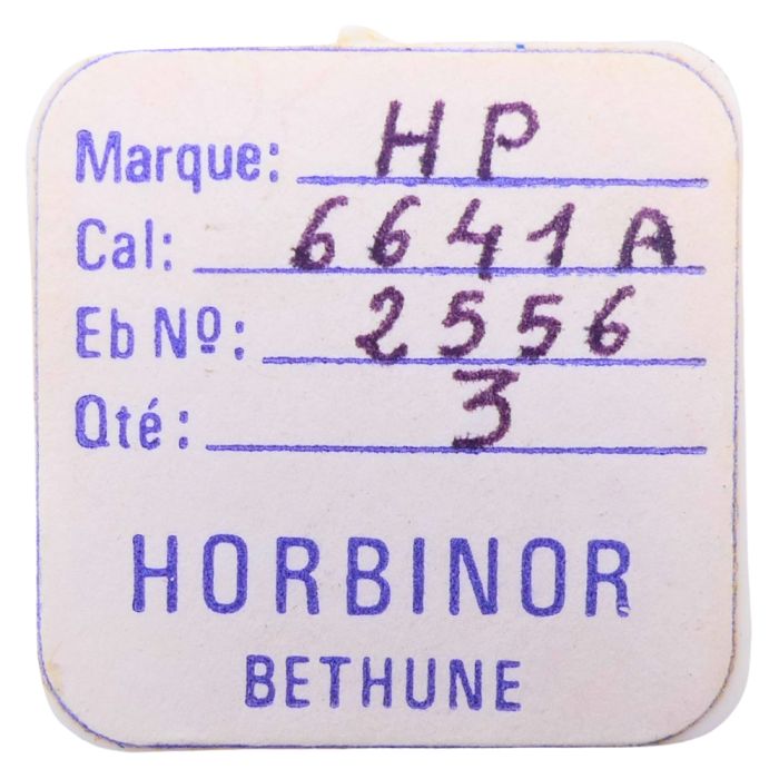 HP 6641A - 2556 Roue entraineuse de l'étoile et de l'indicateur de quantième (à l'unité) - Date star and indicator driving wheel