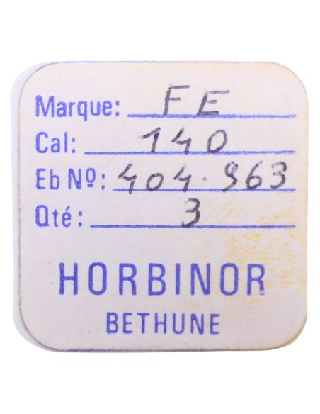 FE 140 - 404 Tige pour boite étanche (partie mouvement) (à l'unité) - Stem for waterproof case (movement portion) (per unit)