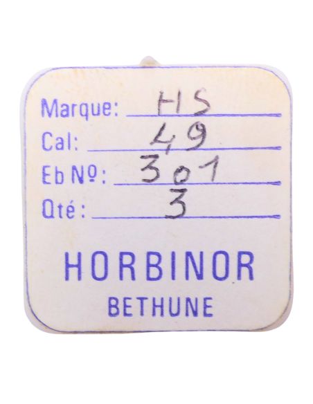 HS 49 - 301 Raquette pour spiral plat (à l'unité) - Regulator for flat hairspring (per unit)
