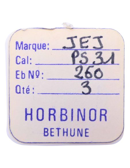 JEJ PS31 - 260 Roue de minuterie (à l'unité) - Minute wheel (per unit)
