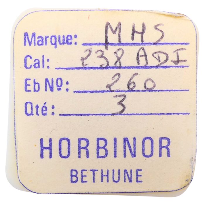 MHS 238ADI - 260 Roue de minuterie (à l'unité) - Minute wheel (per unit)