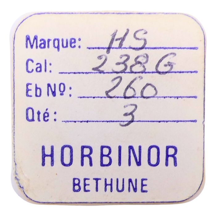 HS 238G - 260 Roue de minuterie (à l'unité) - Minute wheel (per unit)