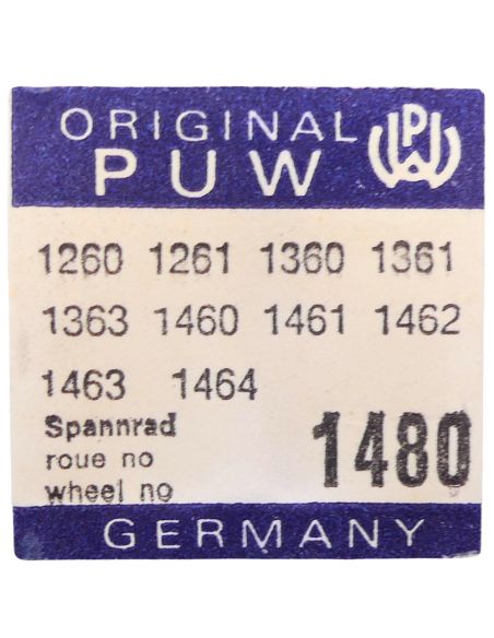 PUW 1260 - 1480 Roue d'armage (à l'unité) - Winding-up wheel (per unit)