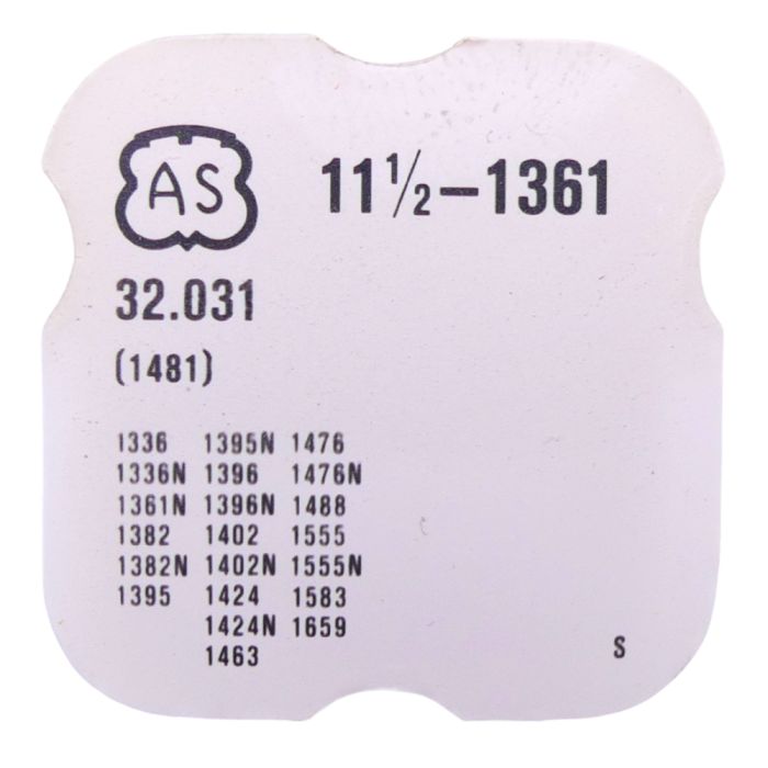 AS 1361 - 1481 Mobile de réduction (roue de transmission) (à l'unité) - Reduction gear (transmission wheel) (per unit)