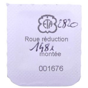 ETA 2820 - 1481 Mobile de réduction (roue de transmission) (à l'unité) - Reduction gear (transmission wheel) (per unit)