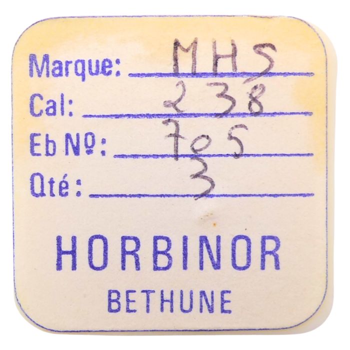 MHS 238 - 705 Roue d'ancre pivotée (à l'unité) - Escape wheel and pinion with straight pivots (per unit)