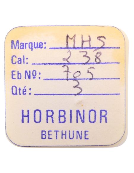 MHS 238 - 705 Roue d'ancre pivotée (à l'unité) - Escape wheel and pinion with straight pivots (per unit)