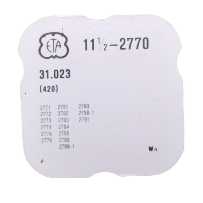 ETA 2770 - 420 Roue de couronne - Crown wheel