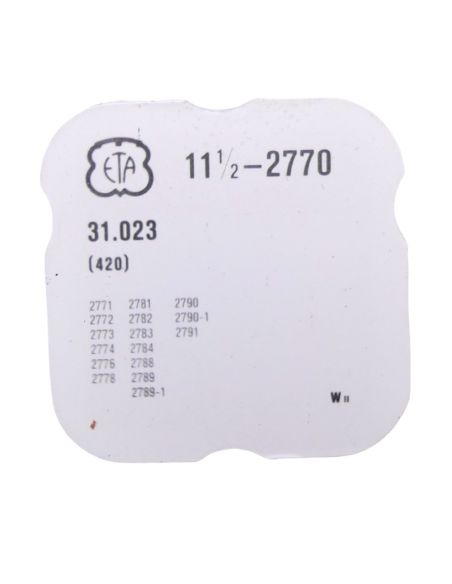 ETA 2770 - 420 Roue de couronne - Crown wheel