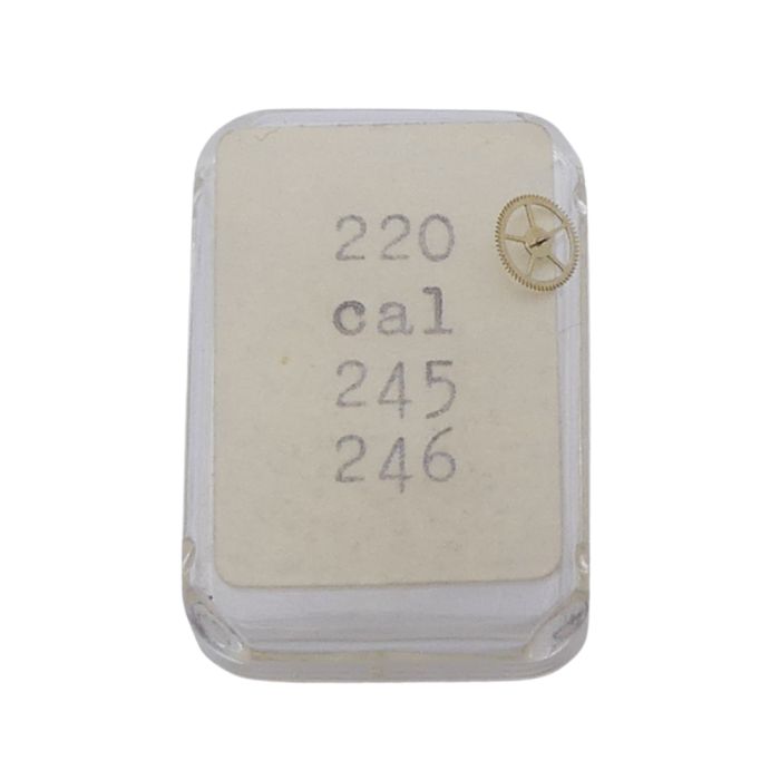 Movado 245 - 220 Roue de seconde - Fourth wheel and pinion